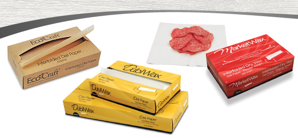 Choice 15 x 10 3/4 Customizable Interfolded Deli Wrap Wax Paper - 500/Box